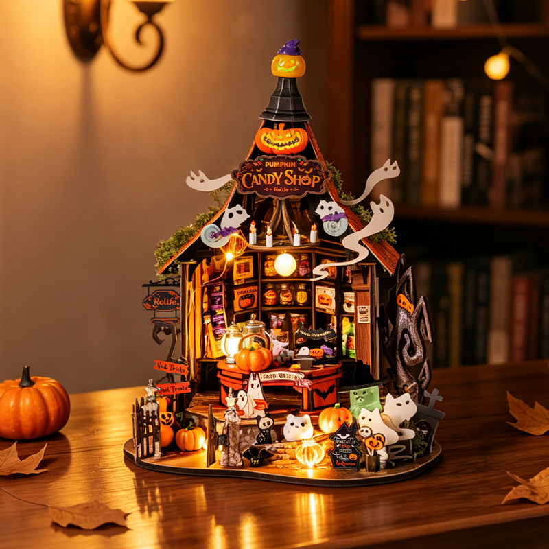Rolife Haunted Candy House DIY Miniature House DG186