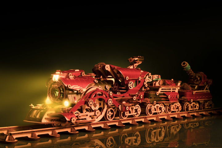 HowCat Fantasy Steampunk Train 3d Wooden Puzzle [PRE-ORDER]
