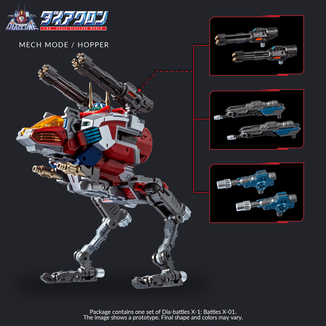 TAKARA TOMY - Diaclone DA-117 Dia-Battles X-1 (Battles X-01) [PRE-ORDER]