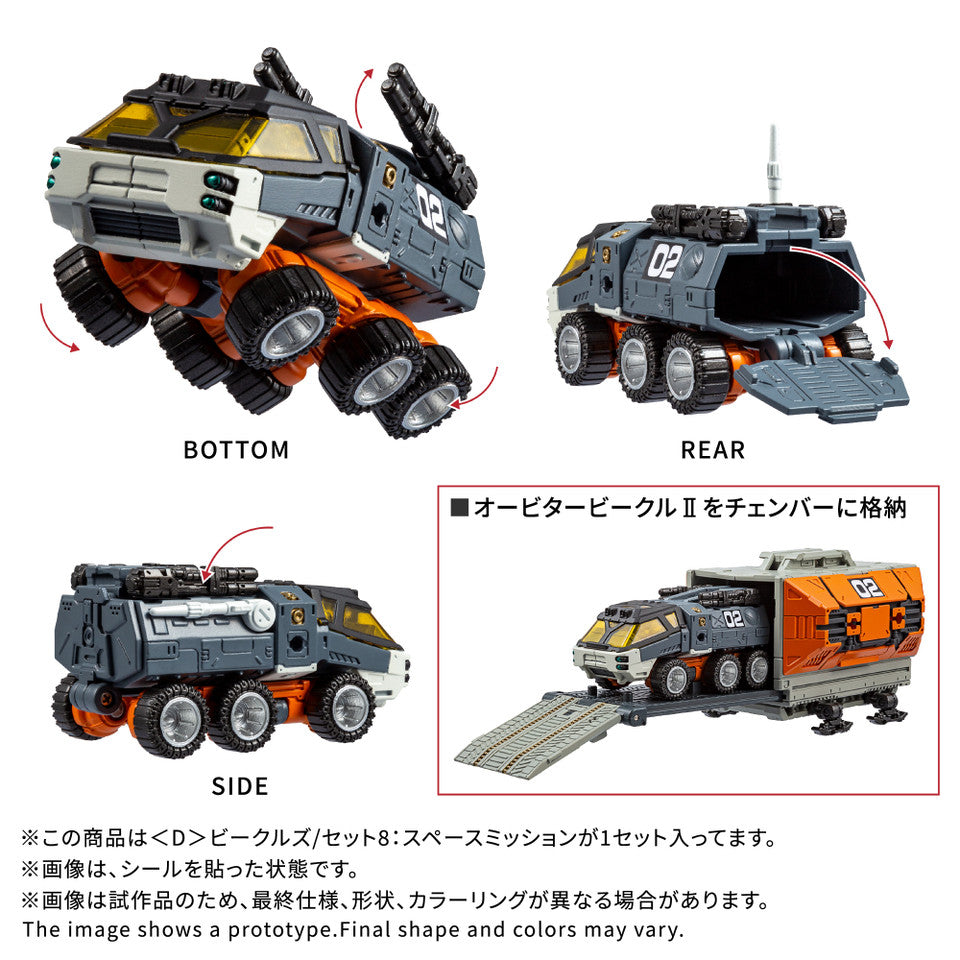 TAKARA TOMY - Diaclone Vehicles Wave 8 (Space Mission)