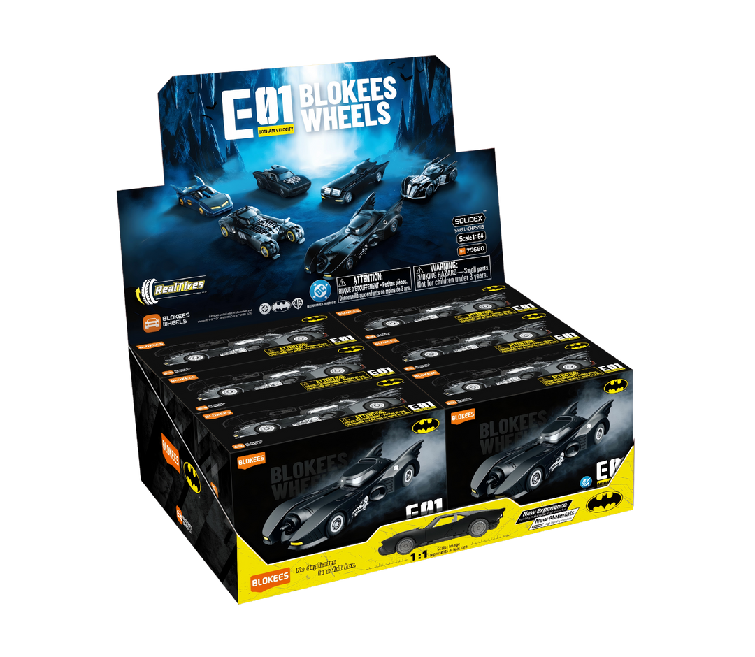 Blokees Wheels Transformers BATMAN E01 - Gotham Velocity Blind Box [PRE-ORDER]