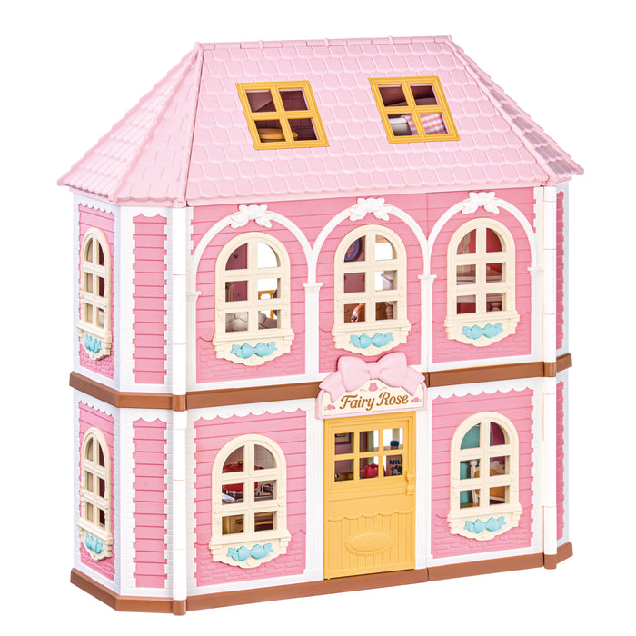Rolife Fairy Rose Cottage Haley Island DIY Dollhouse Kit HH001