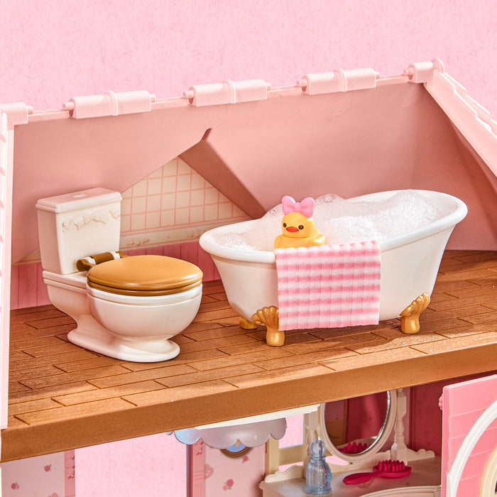Rolife Fairy Rose Cottage Haley Island DIY Dollhouse Kit HH001