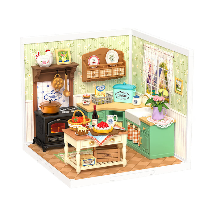 Rolife Farmhouse Kitchen DIY Miniature House DW024