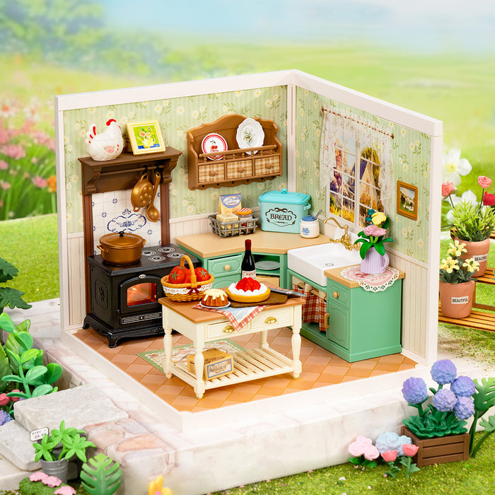 Rolife Farmhouse Kitchen DIY Miniature House DW024