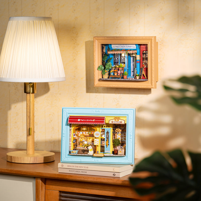 Rolife Fluffy Cat Bakery 3D Wooden Puzzle DP001