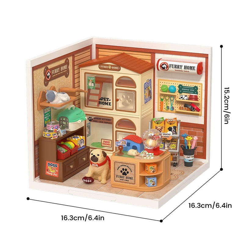 Rolife Furry Friends' Home DIY Miniature House DW027 [PRE-ORDER]