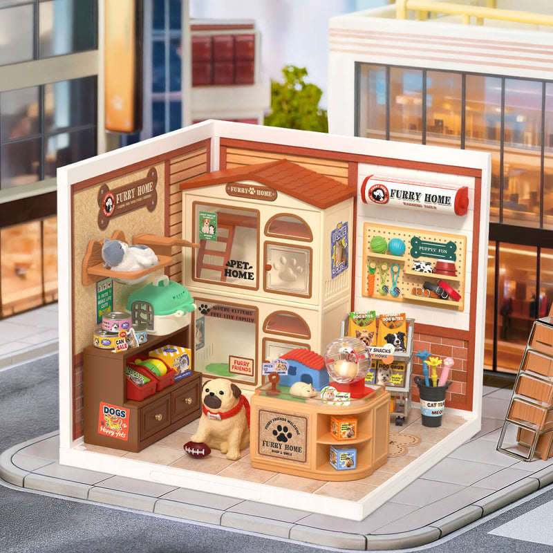 Rolife Furry Friends' Home DIY Miniature House DW027 [PRE-ORDER]