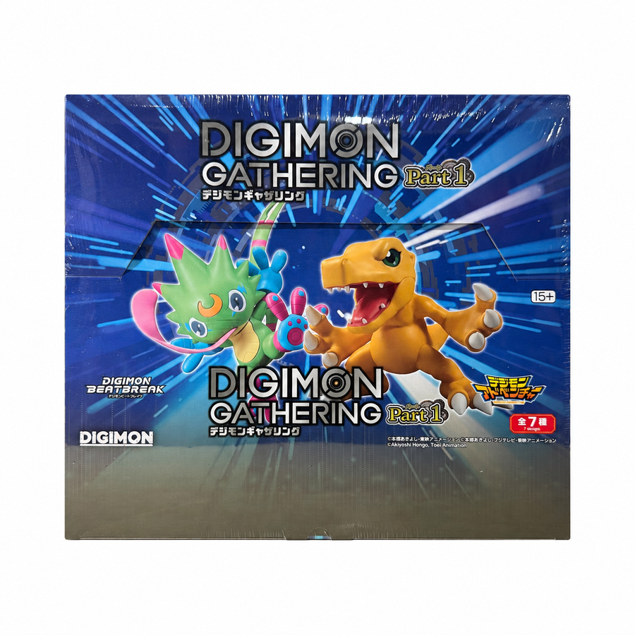 Digimon Gathering Part 1 whole display box, eight blind-box model kits