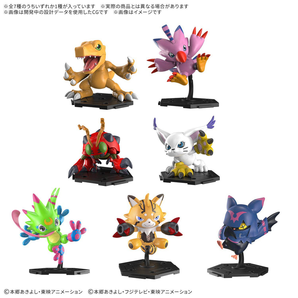 Digimon Gathering Part 1 seven-character model kit lineup
