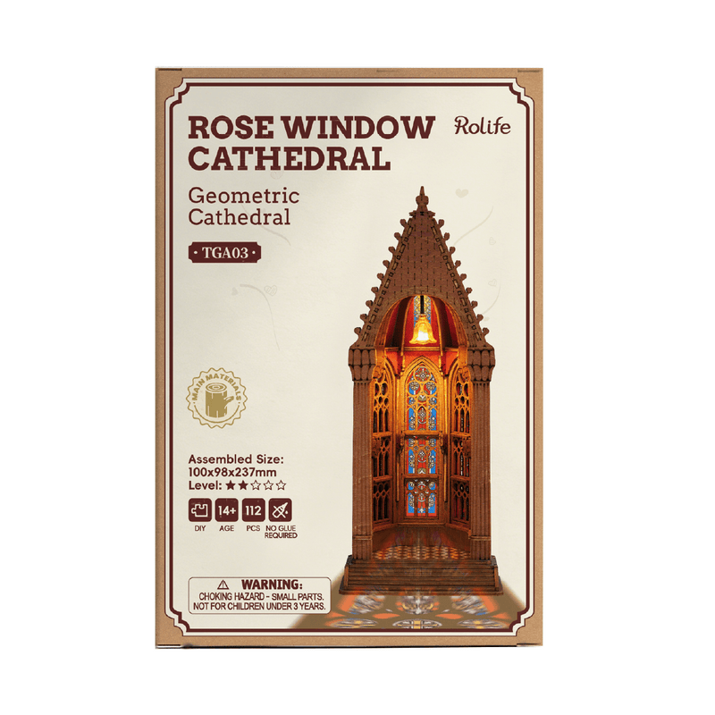 Rolife Geometric Cathedral 3D Wooden Puzzle TGA03 [PRE-ORDER]