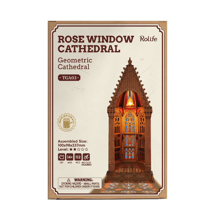 Rolife Geometric Cathedral 3D Wooden Puzzle TGA03 [PRE-ORDER]