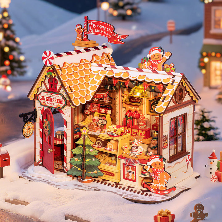 Rolife Gingerbread House DIY Miniature House DG176