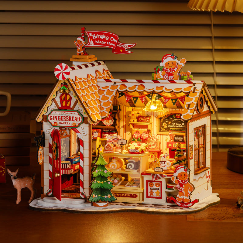 Rolife Gingerbread House DIY Miniature House DG176