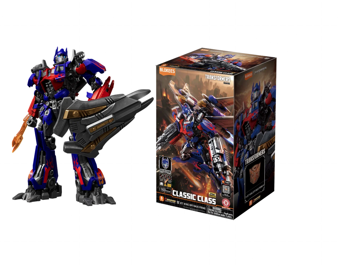 Blokees Transformers Jet Wing Optimus Prime 21 Model Kit Classic Class 21 Luminous Eyes & Chest [PRE-ORDER]