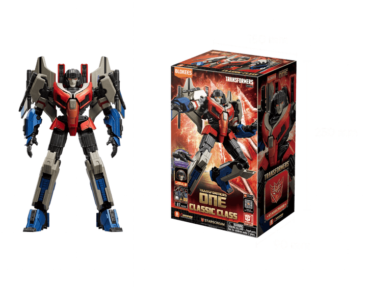 Blokees Transformers  Starscream 16 Model Kit Classic Class 16 Luminous Eyes [PRE-ORDER]