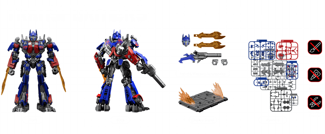 Blokees Transformers Optimus Prime 09 Model Kit Classic Class 09 Luminous Eyes [PRE-ORDER]