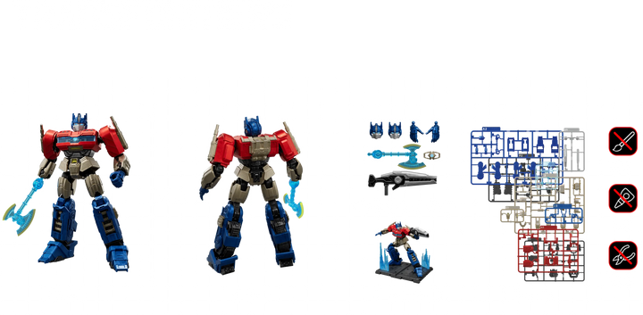 Blokees Transformers Optimus Prime 11 Model Kit Classic Class 11 Luminous Eyes [PRE-ORDER]