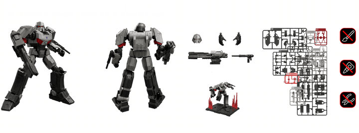 Blokees Transformers Megatron 12 Model Kit Classic Class 12 Luminous Eyes [PRE-ORDER]