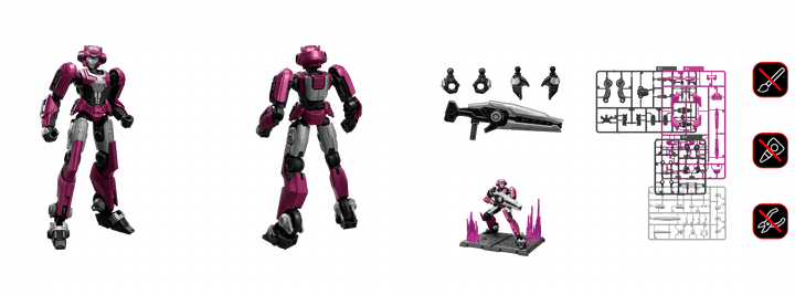 Blokees Transformers Elita 13 Model Kit Classic Class 13 Luminous Eyes [PRE-ORDER]