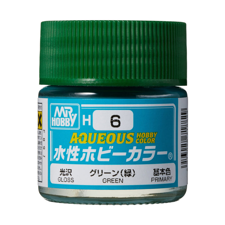 MR HOBBY - GSI Creos Aqueous Hobby Color Gloss Green H6 10ml