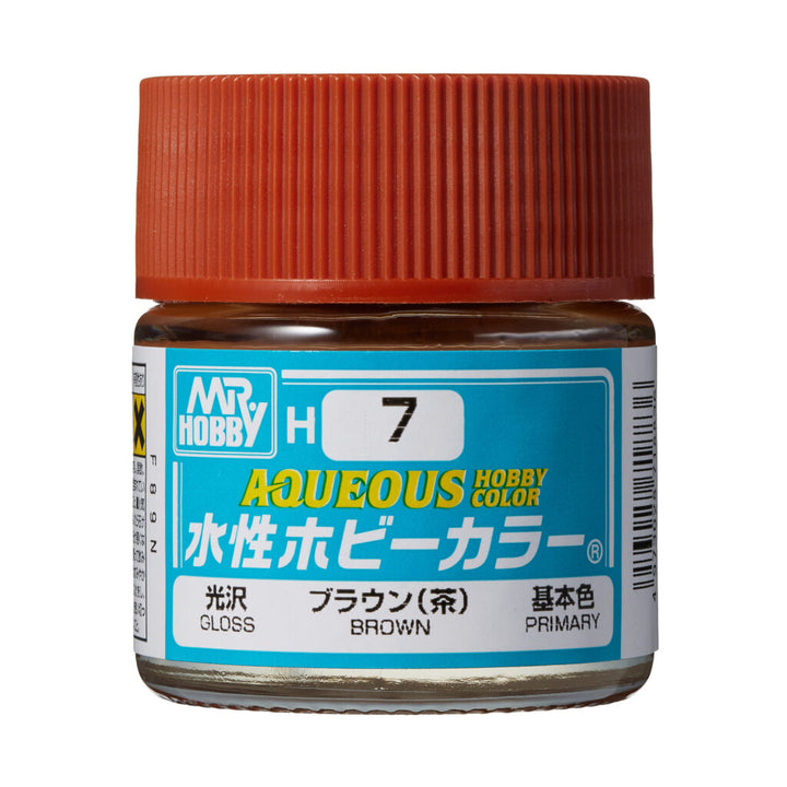 MR HOBBY - GSI Creos Aqueous Hobby Color Gloss Brown H7 10ml