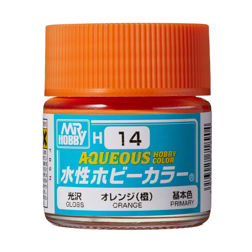 MR HOBBY - GSI Creos Aqueous Hobby Color Gloss Orange H14 10ml