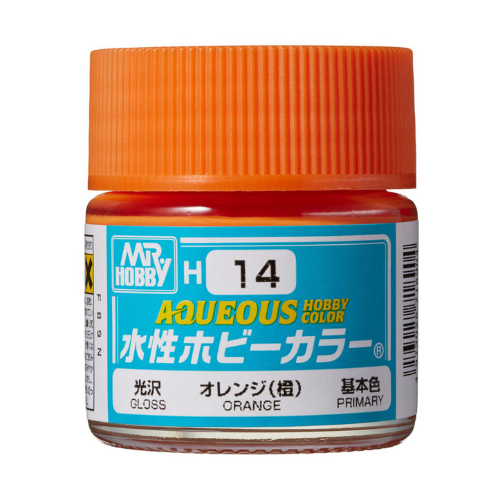 MR HOBBY - GSI Creos Aqueous Hobby Color Gloss Orange H14 10ml