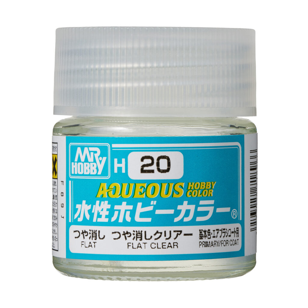 MR HOBBY - GSI Creos Aqueous Hobby Color Flat Clear H20 10ml
