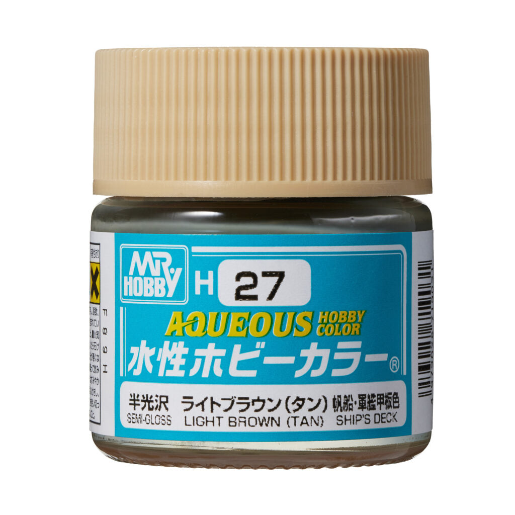 MR HOBBY - GSI Creos Aqueous Hobby Color Semi-Gloss Tan H27 10ml