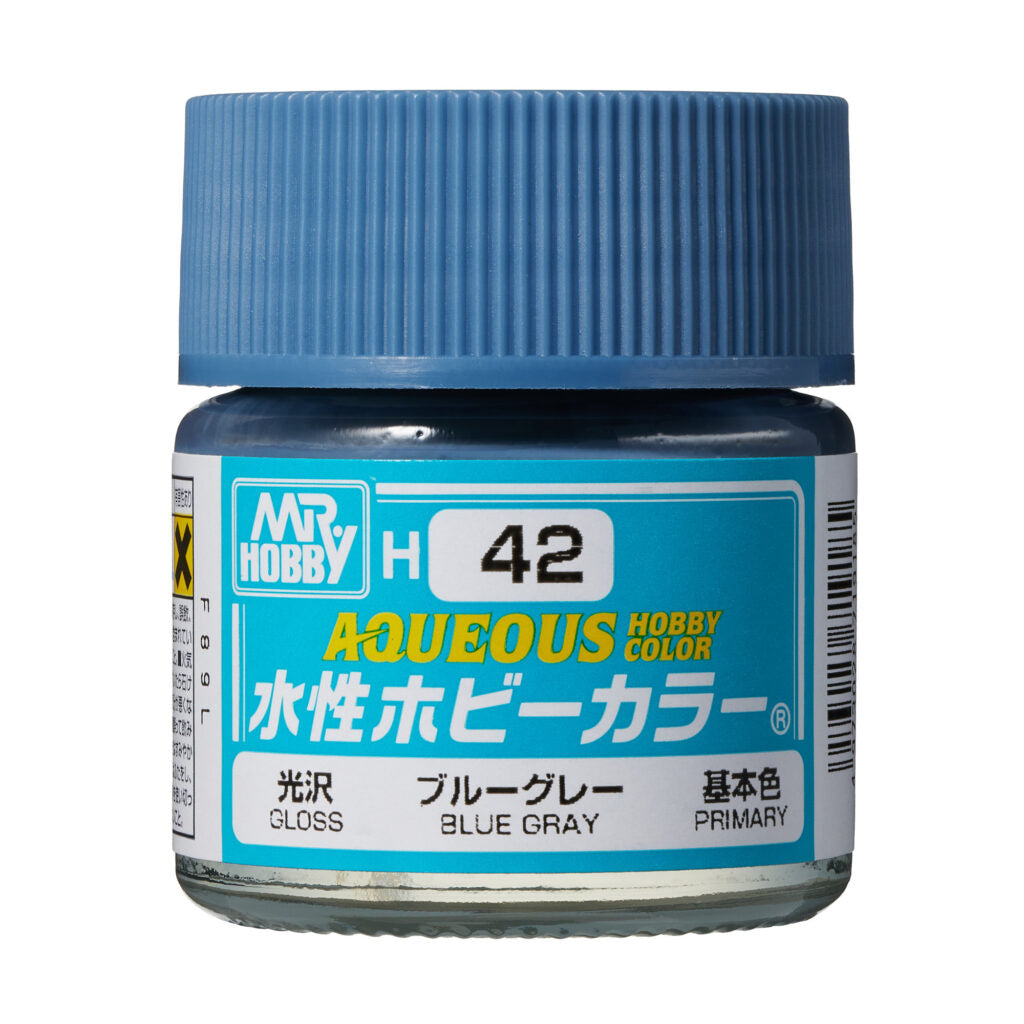 MR HOBBY - GSI Creos Aqueous Hobby Color Gloss Blue Gray H42 10ml