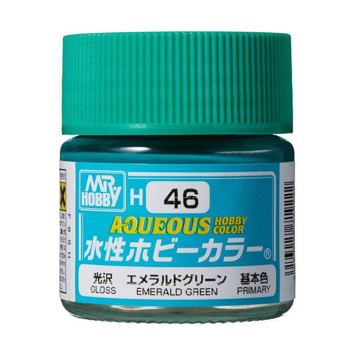 MR HOBBY - GSI Creos Aqueous Hobby Color Gloss Emerald Green H46 10ml