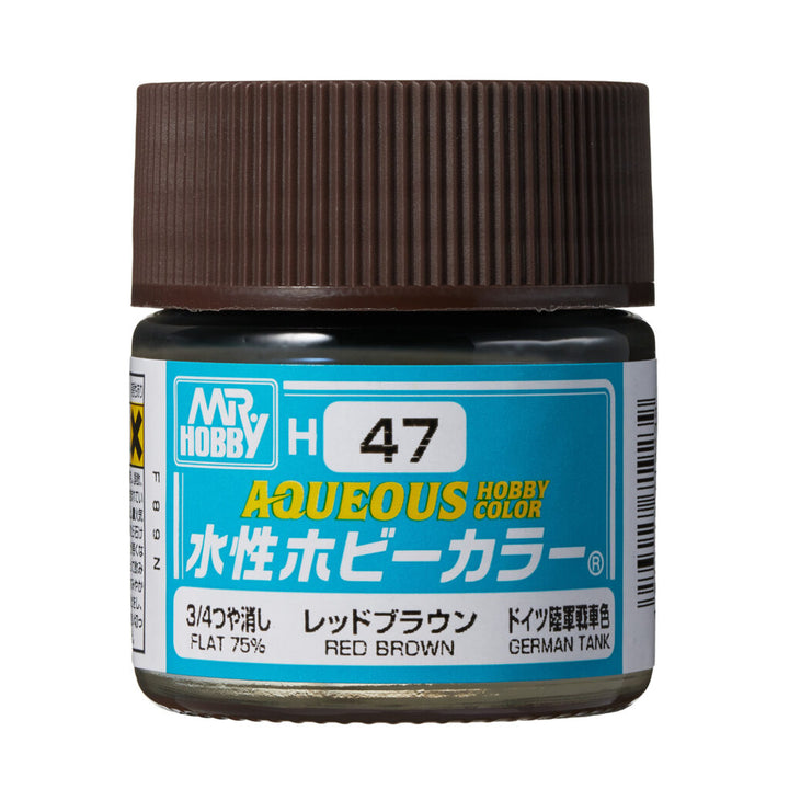 MR HOBBY - GSI Creos Aqueous Hobby Color Red Brown H47 10ml