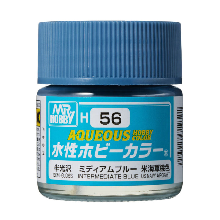 MR HOBBY - GSI Creos Aqueous Hobby Color Gloss Intermediate Blue H56 10ml