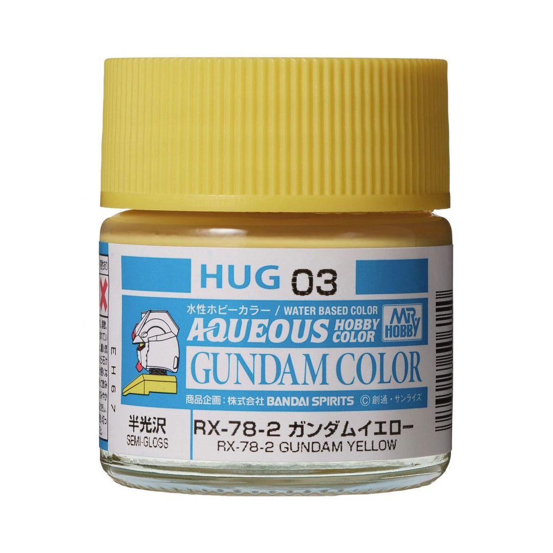 MR HOBBY - Aqueous Gundam Color RX-78-2 Gundam Yellow 10ml HUG03