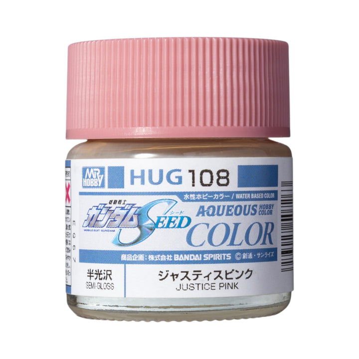 MR HOBBY - Aqueous Gundam Color Justice Pink 10ml HUG108