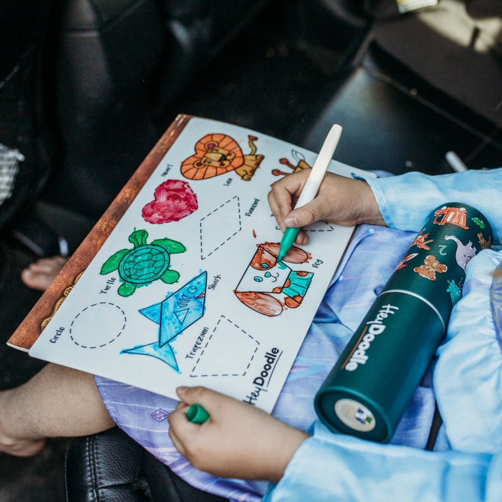 HeyDoodle - ShapeShifters Mini Colouring & Doodle Mat