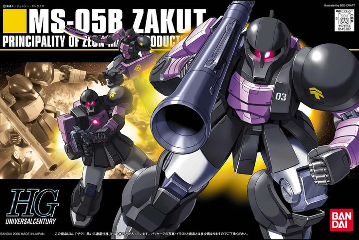 GUNDAM - 1/144 HGUC Zaku I Black Trinity