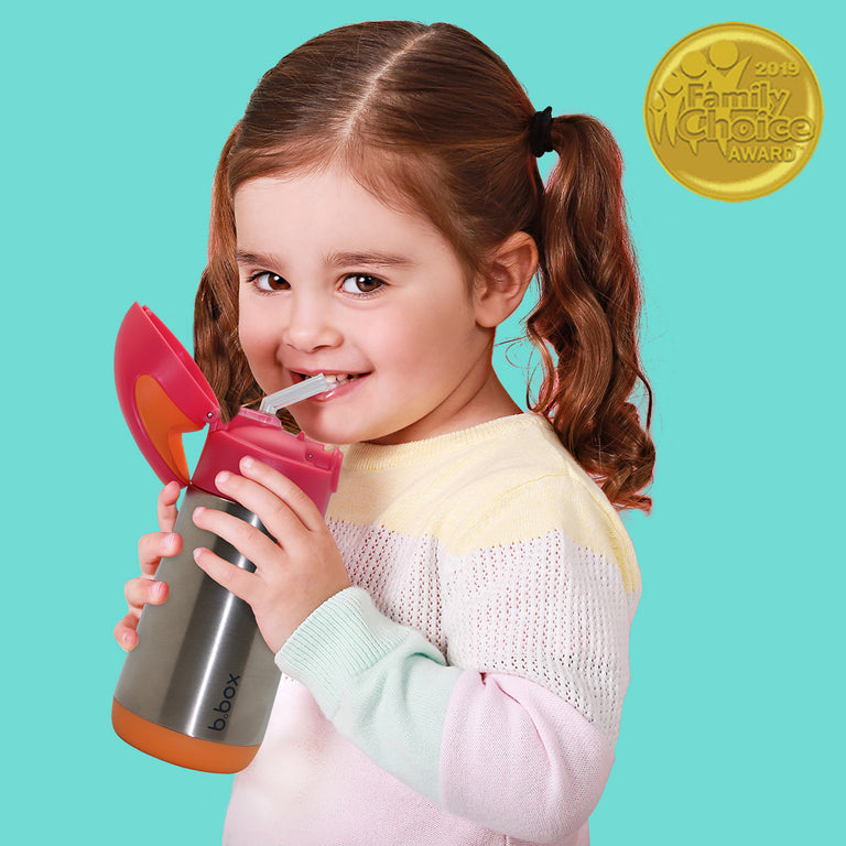B.Box - Insulated Drink Bottle Strawberry Shake 350ml
