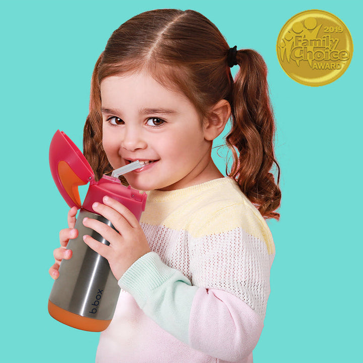B.Box - Insulated Drink Bottle Strawberry Shake 350ml