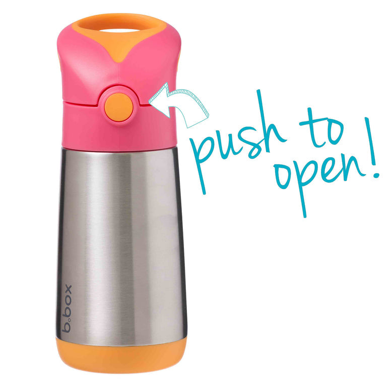 B.Box - Insulated Drink Bottle Strawberry Shake 350ml