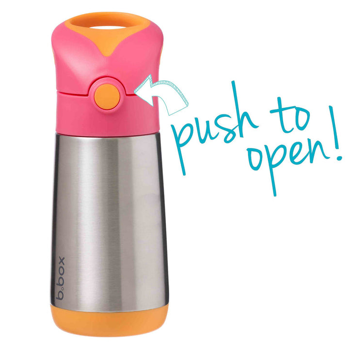 B.Box - Insulated Drink Bottle Strawberry Shake 350ml