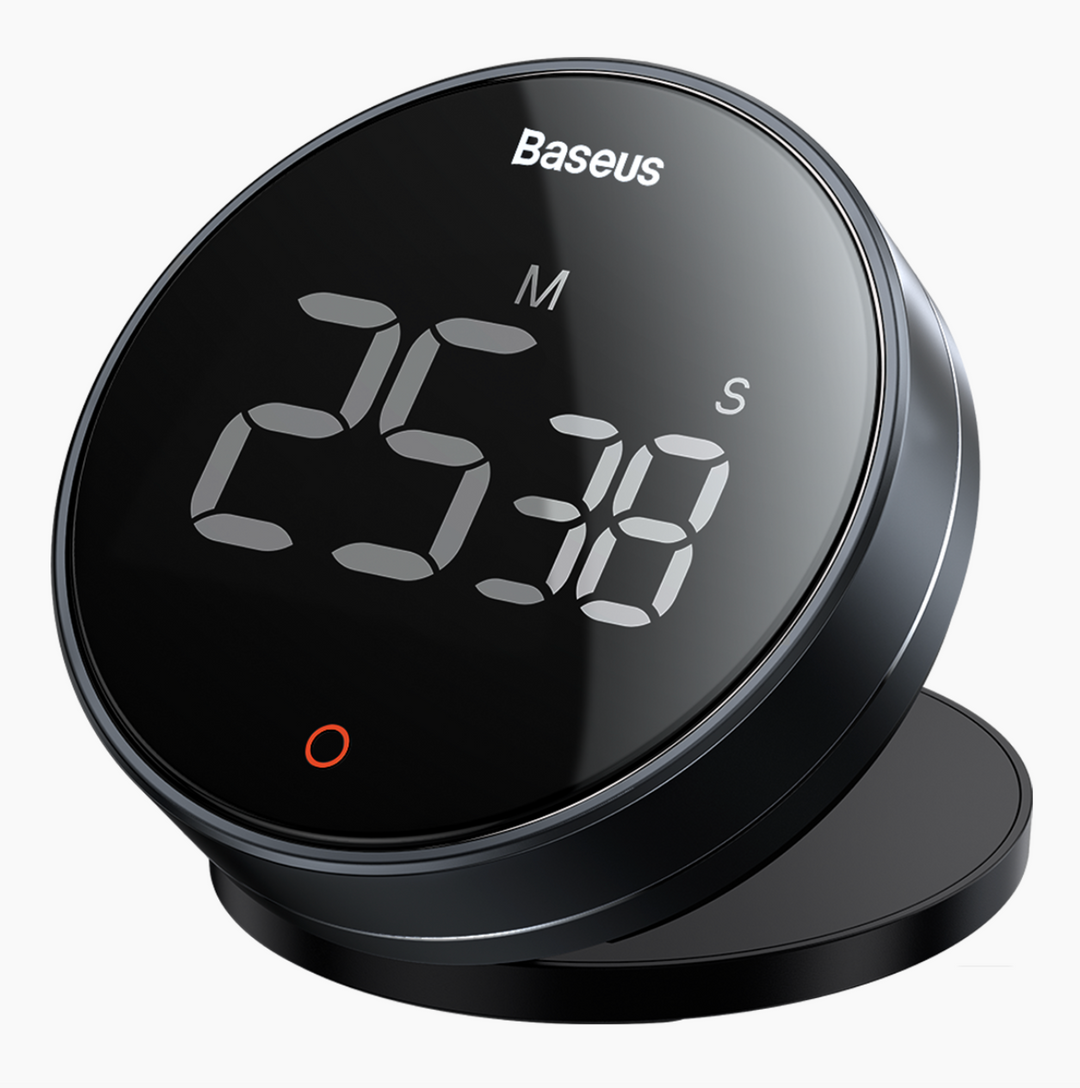 Baseus Digital Rotation Countdown Kitchen Timer with Magnetic Holder Pro