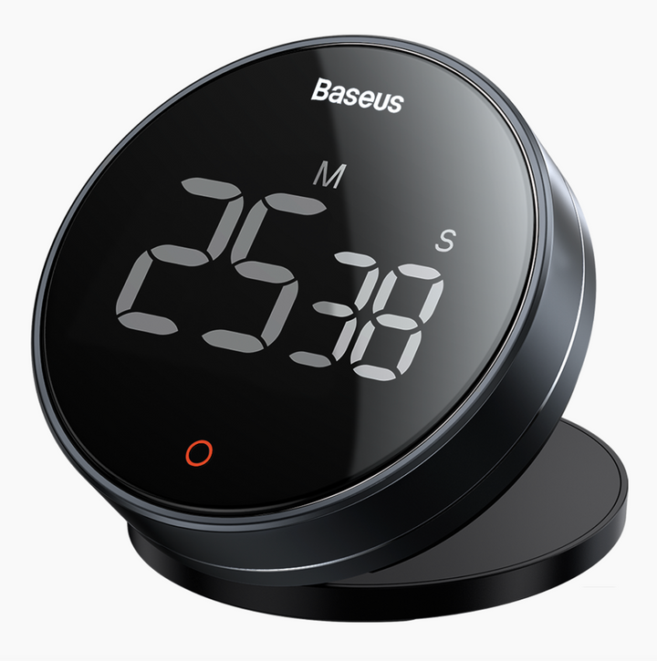 Baseus Digital Rotation Countdown Kitchen Timer with Magnetic Holder Pro