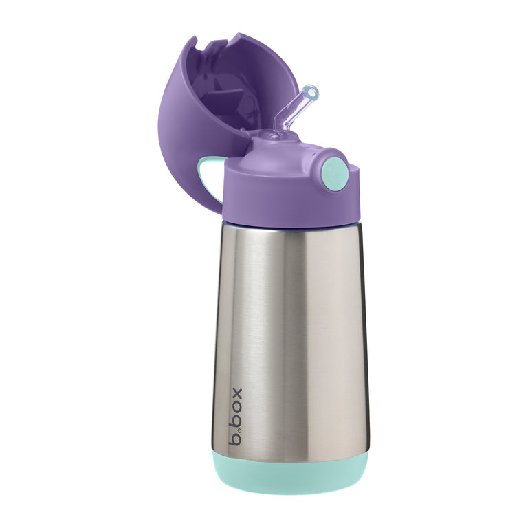 B.Box - Insulated Drink Bottle Lilac Pop 350ml