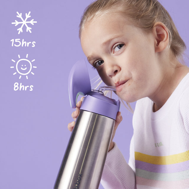 B.Box - Insulated Drink Bottle Blush Crush 500ml