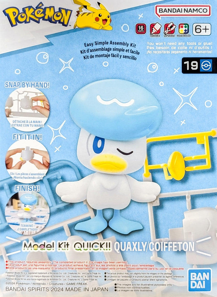 POKEMON - Model Kit Quick!! 19 Quaxly Model Kit