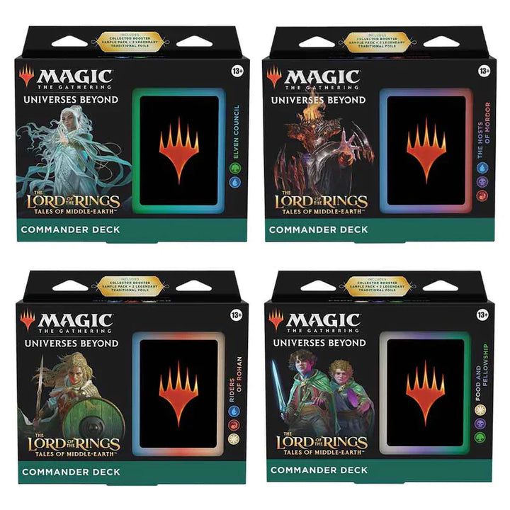 Magic The Gathering - The Lord of the Rings: Tales of Middle-Earth Commander Deck (Set of 4)