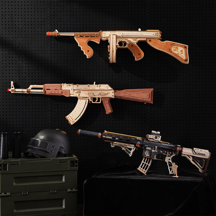 ROKR M416 Carbine 3D Wooden Puzzle LQB02