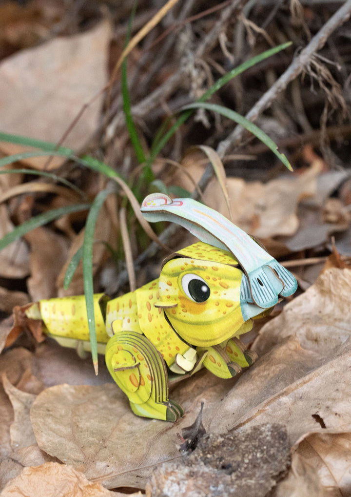 MierEdu - Build 'N' Sound 3D Puzzle Parasaurolophus - additional view